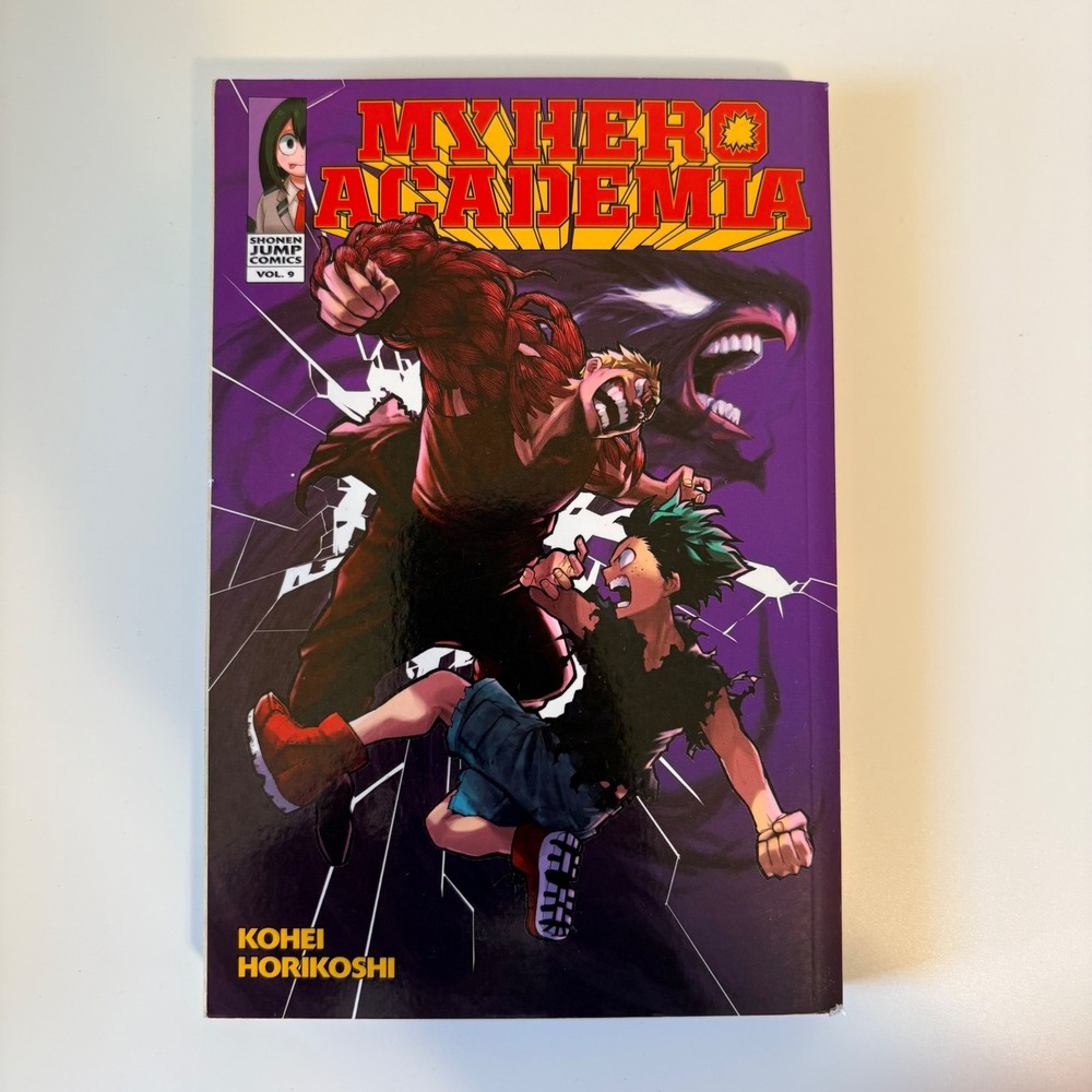My Hero Academia Volume 9 Horikoshi 1st Printing Edition English Manga Paperback